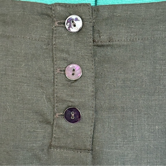 Eileen Fisher Black Linen Top - Picture 6 of 8